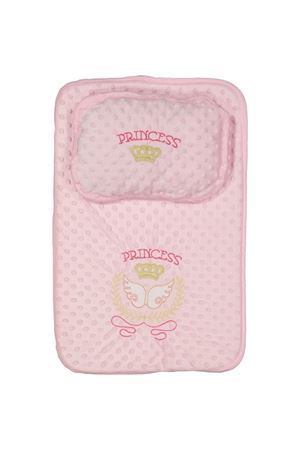 Kız Bebek Pembe Princess Nakışlı Nohut Battaniye 80x90