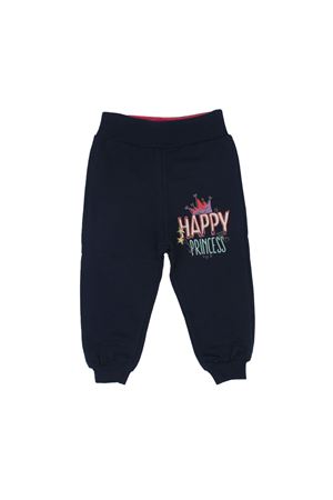 Kız Çocuk Lacivert Happy Prensess Yazılı Taç Baskılı Tek  Alt