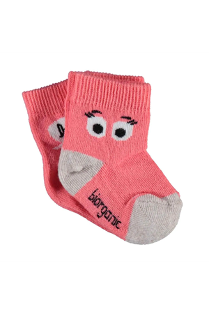 Bibaby Biorganic Hi Kız 2'Li Çorap 68403 Nar