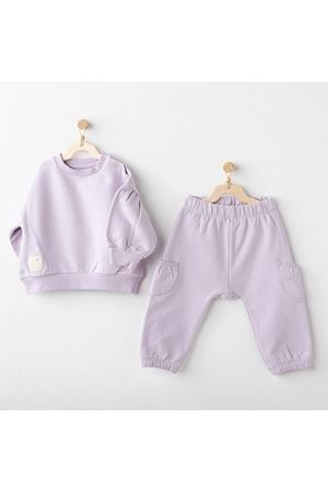 Andywawa AC25353 Basic 2'Li Bebe Takım Lila