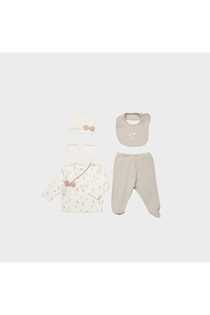 Bibaby Biorganic Sweet Lady 5 Parça Hastane Çıkış Seti 62363 Light Beige