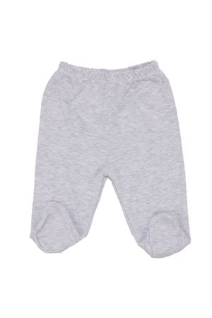 Unisex Sade Gri Patikli Tek Alt