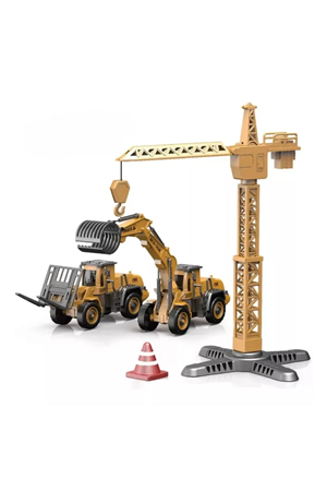 Mega Vinç Kepçe Kırıcı Montaj İnşaat Seti