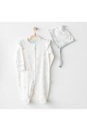 Andywawa AC25510 Love Family Bebek Tulum Takım Ekru