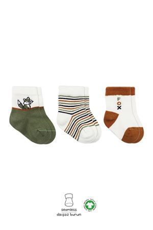 Bistyle 3'Lü Penye Soket Çorap 10109 Nil