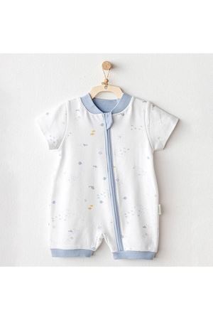 Andywawa AC25605 Ocean İs My Happy Place Bebek Tulum White