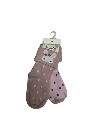 Katamino Lintan 2'li Bebek Soket Çorap K46272 Asorti