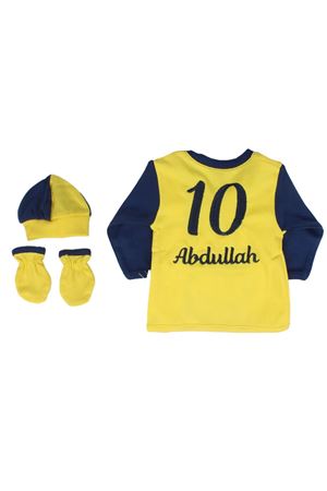 Unisex Taraftar FB Fenerbahçe İsme Özel 4 Parça Takım 0-3 Ay