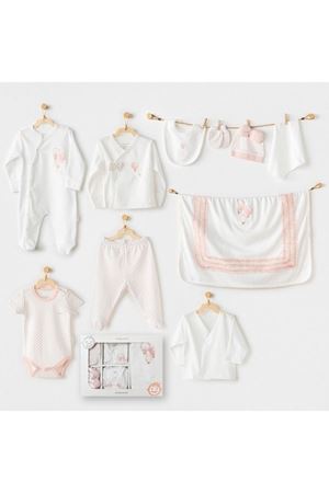 Andywawa AC25551 Newborn Set Pınk Baloons 10'Lu Hastane Çıkışı Ekru