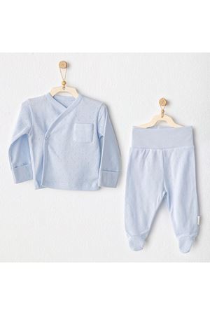 Andywawa AC25557 Side Snap Set 2'Li Zıbın Takım Blue