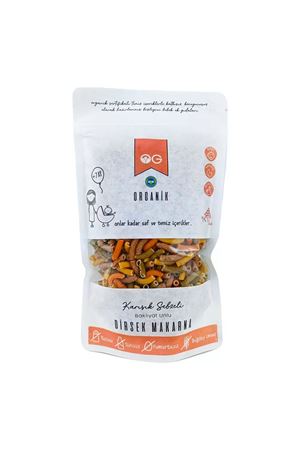 OG Natural Organik Karışık Sebzeli Bakliyat Unlu Dirsek Makarna 200 Gr