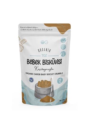 OG Natural Organik Keçiboynuzlu Toz Bebek Bisküvisi 240 Gr 6+ Ay