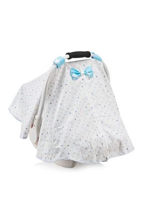 Moje Taşıma Koltuğu Ana Kucağı Örtüsü Small Yıldız Mavi