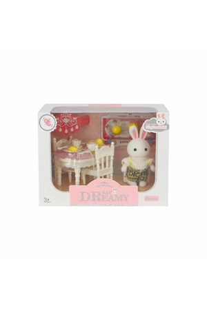 Bay Dreamy Mini Tavşan Aksesuarlı Yemek Masası Seti
