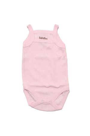 Pembe Jakarlı İp Askılı Çıtçıtlı Bebek Zıbın