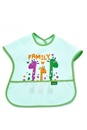 BabyJem Poli Muşamba Büyük Mama Önlüğü 029 Yeşil