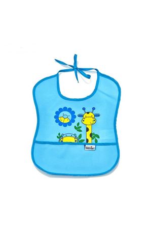 BabyJem Poli Muşamba Küçük Mama Önlüğü 030 Mavi