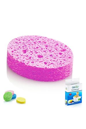 BabyJem Bebek Banyo Süngeri Selülozik 020 Pembe
