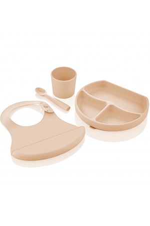 BabyJem Silikon Beslenme Seti 728 Ekru