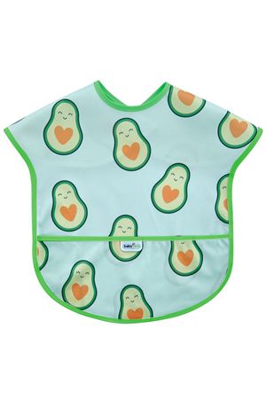 BabyJem Baskılı BLW Kolsuz Önlük 788 Avokado