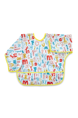 BabyJem Baskılı BLW Kollu Önlük 784 Harf Desen