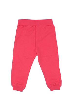 Kız Çocuk Fuşya Zürafa Baskılı Renk Yazılı Tek Alt Eşofman