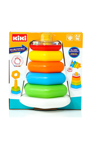 Kiki Renkli Altıgen Halkalar Çıngıraklı AE-1510