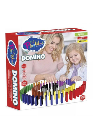 PlayWood Kutuda Ahşap Domino Oyunu