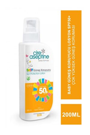 Cire Aseptine Sun Baby Güneş Koruyucu Losyon 50 SPF 200 ml