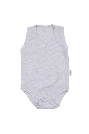 Unisex Gri Raporlu Askılı Zıbın