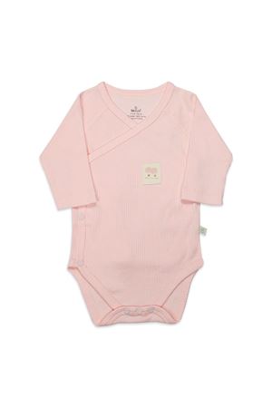 Bistyle Organic Modal Flying Balloons Kruvaze Uzun Kol Body BS17121 Pembe