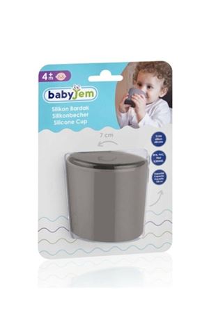 BabyJem Silikon Bardak 714 Gri
