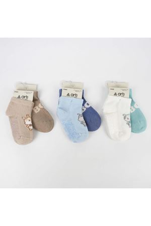 Katamino Aristo 2'Li Abs Erkek Bebek Patik Çorap K20406 Asorti
