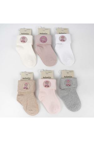Katamino Bukre Aks Kız Bebek Soket Çorap K46292 Asorti