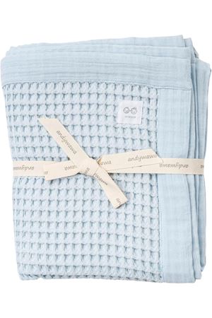 Andywawa AC25887 100x120 Pike Home Bebek Battaniye Blue