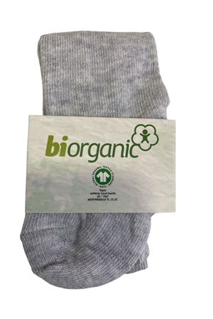 Bibaby Biorganic Klasik Düz Gri Melanj Külotlu Çorap 68460 Gri Melanj