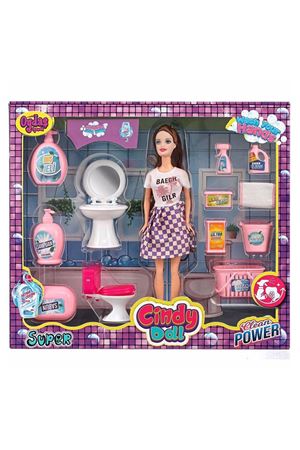 Oydaş Cindy Doll Lavabo & Temizlik Set Bebek 2452