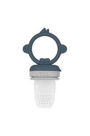 OiOi Silikon Püre Meyve Sebze Emziği Deep Blue / Powder Grey