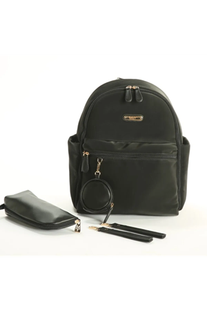 M&Y Diamond Anne Bebek Bakım Sırt Çantası 7345 Siyah