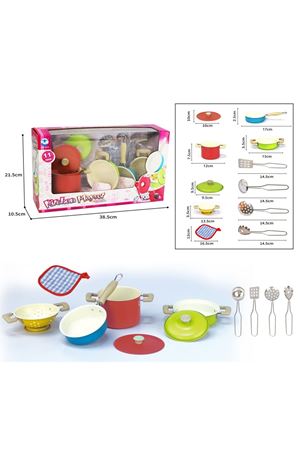 Vardem 11 Parça Renkli Emaye Tencere Seti 3815