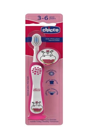 Chicco Diş Fırçası 3-6 Yaş Hippo