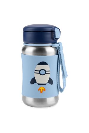 Skip Hop Zoo Pipetli Paslanmaz Çelik Suluk 350 ml Roket