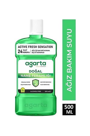 Agarta Doğal Ağız Bakım Suyu 500 ml Nane Özlü