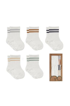 Bistyle 5'Li Penye Kaymaz Çember Soket Çorap 10122 Ekru
