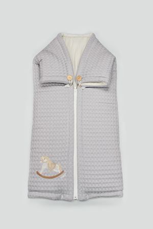 Bistyle Fermuarlı Natural Life Pike Battaniye Boy 70114 Gri