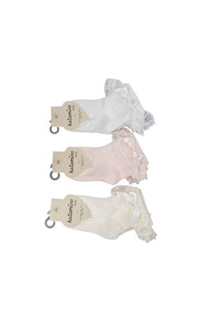 Katamino Lilya Aks Kız Bebek Soket Çorap K46304 Asorti