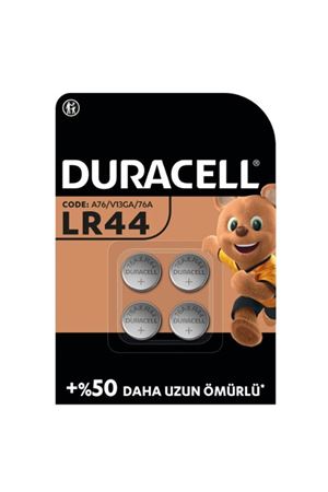Duracell Özel Alkalin 4'Lü 1,5V Düğme Pil LR44