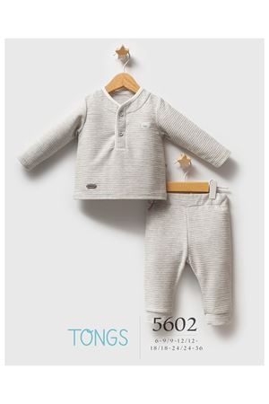 Tongs Baby Classic Bear 2'li Takım 5602 Gri