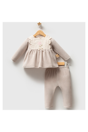 Tongs Baby Etamine 2'li Takım 5683 Gri