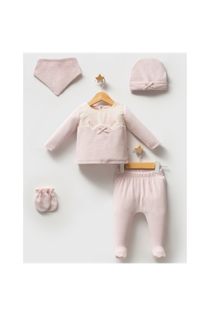 Tongs Baby Etamine 5'li Hastane Çıkışı 5684 Pembe